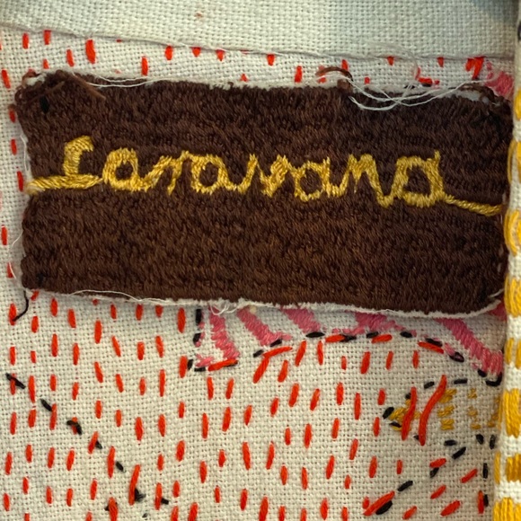 Vintage Hand Sewn Indian Jacket made by Artisans - Picture 6 of 14